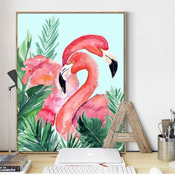 Full Drill - Flamingo Diamond Painting Kits NA00375 - NEEDLEWORK KITS