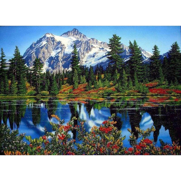 Landscape Mountain Full Drill - 5D Diy Diamond Painting Kits - NEEDLEWORK KITS