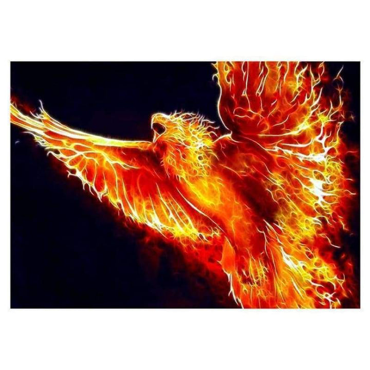 New Arrival Dream Series Fire Eagle Diamond Painting Kits Af9741 - NEEDLEWORK KITS