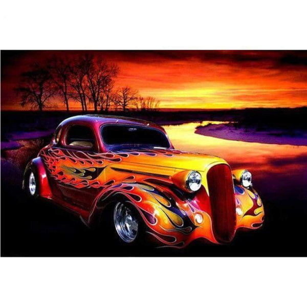 New Dream Kids Gift Car Full Drill - 5D Resin Diamond Painting VM8601 - NEEDLEWORK KITS