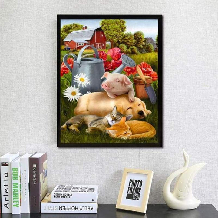 Special Farm Animal Pattern Full Drill - 5D Diy Diamond Painting Kits VM96168 - NEEDLEWORK KITS