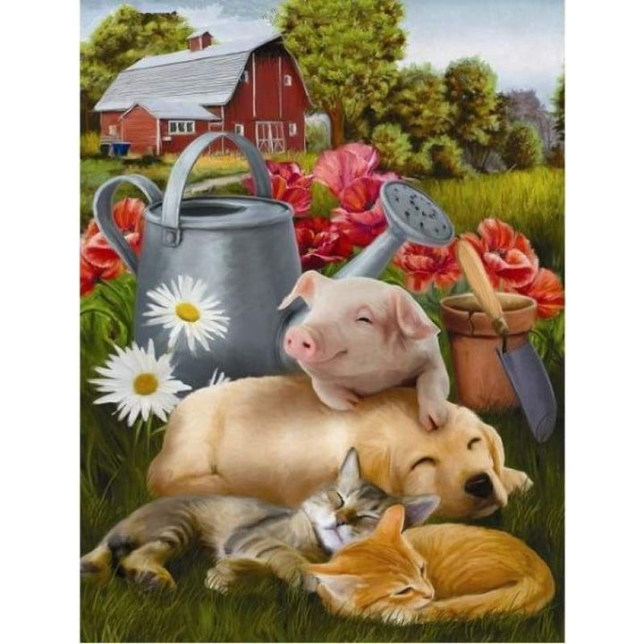 Special Farm Animal Pattern Full Drill - 5D Diy Diamond Painting Kits VM96168 - NEEDLEWORK KITS