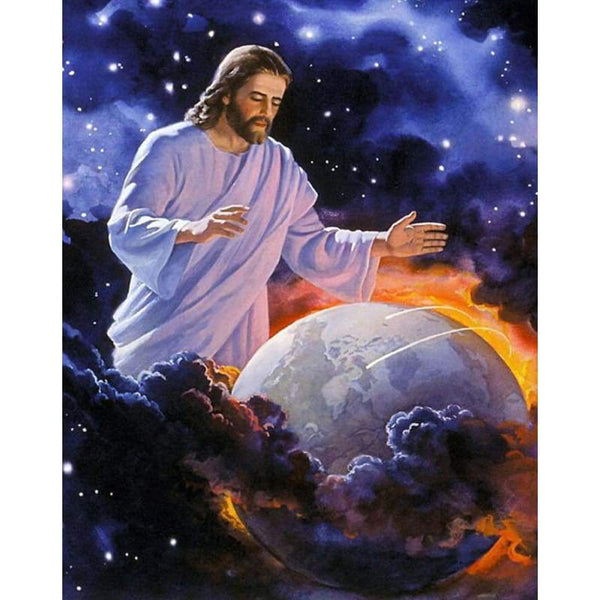 Full Drill - 5D DIY Diamond Painting Jesus Embroidery  Rhinestone Art - NEEDLEWORK KITS