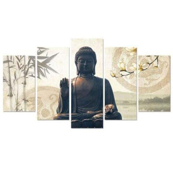 Full Drill - 5D DIY Diamond Painting Kits 5pcs Heavenly Buddha - NEEDLEWORK KITS