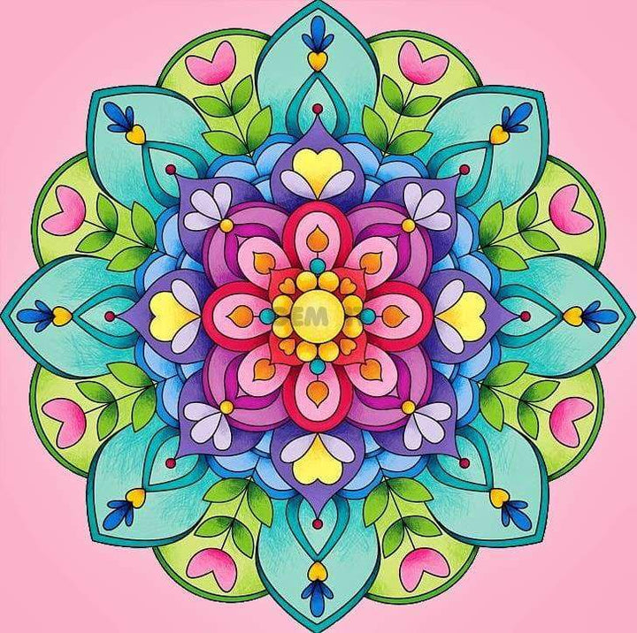 Mandala pattern. Full Drill Diamond Painting Abstract - NEEDLEWORK KITS