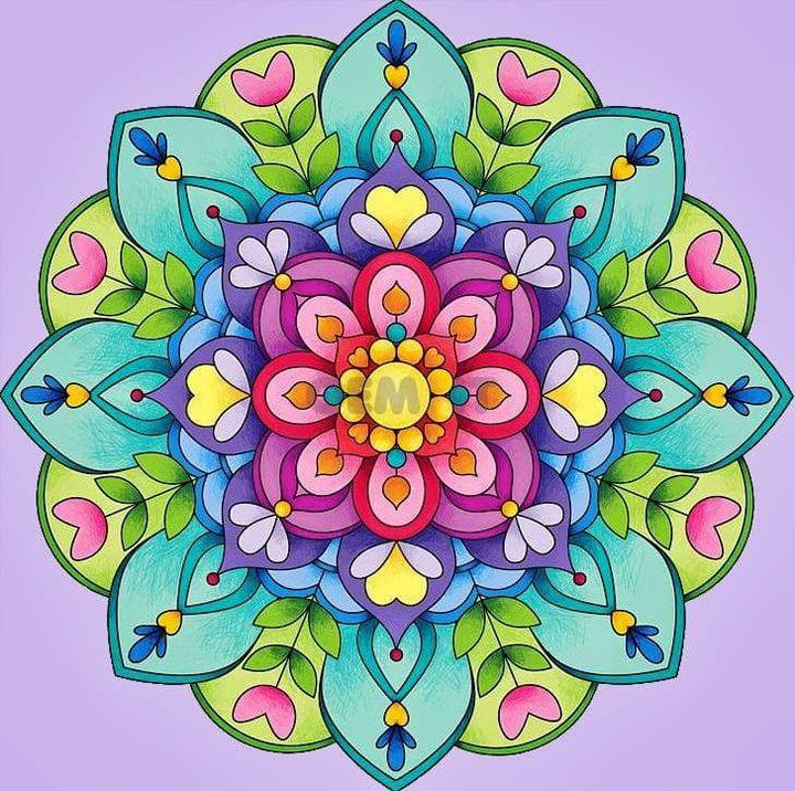 Mandala pattern. Full Drill Diamond Painting Abstract - NEEDLEWORK KITS