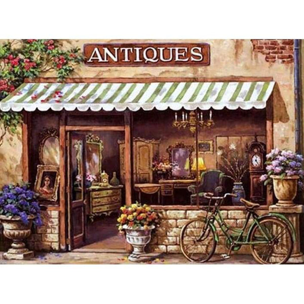 Antique Shop - Full Drill Diamond Painting - NEEDLEWORK KITS