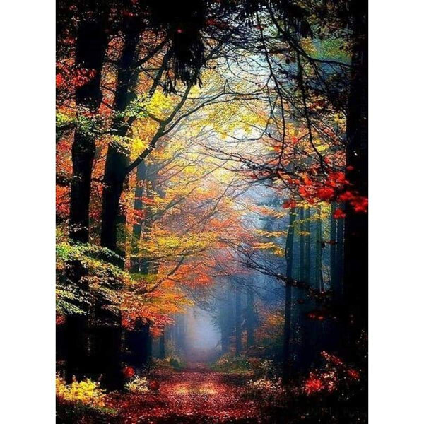 Autumn Path - Full Drill Diamond Painting - NEEDLEWORK KITS