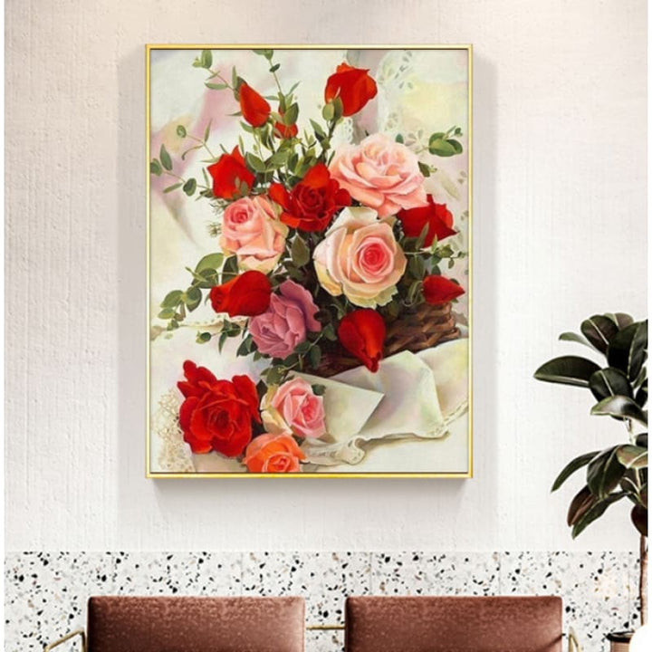 Basket of Roses - NEEDLEWORK KITS