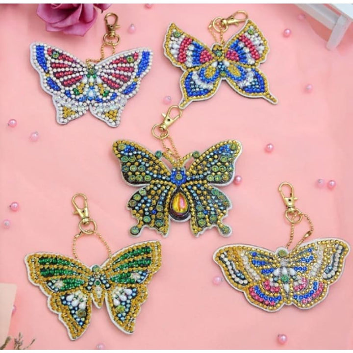 Butterfly Keychain - NEEDLEWORK KITS