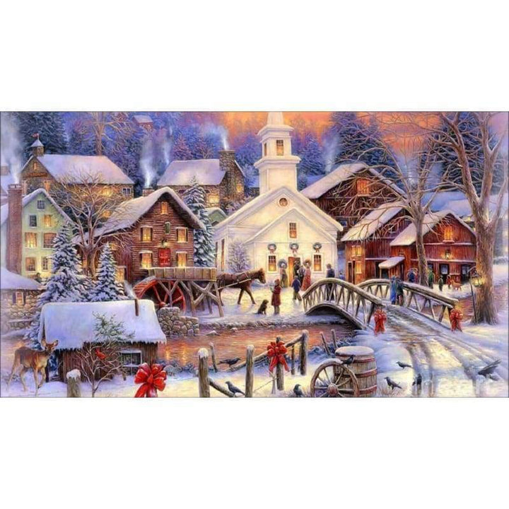 Christmas 05- Full Drill Diamond Painting - NEEDLEWORK KITS