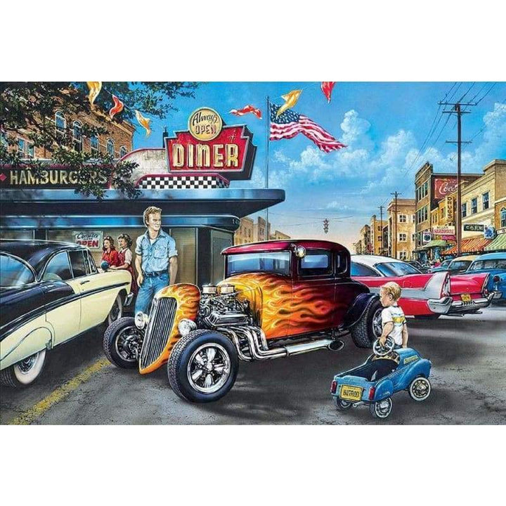 Diner (2)- Full Drill Diamond Painting - NEEDLEWORK KITS