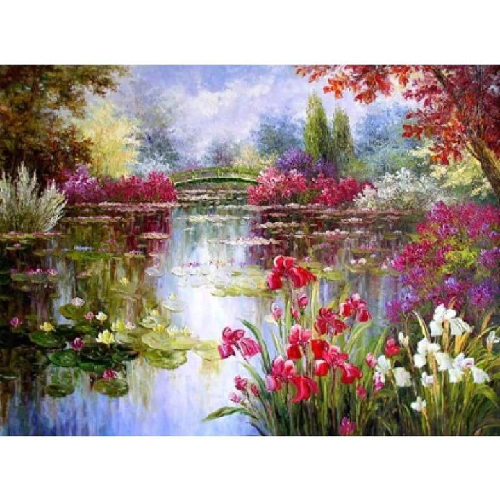 Flowering Lake - NEEDLEWORK KITS