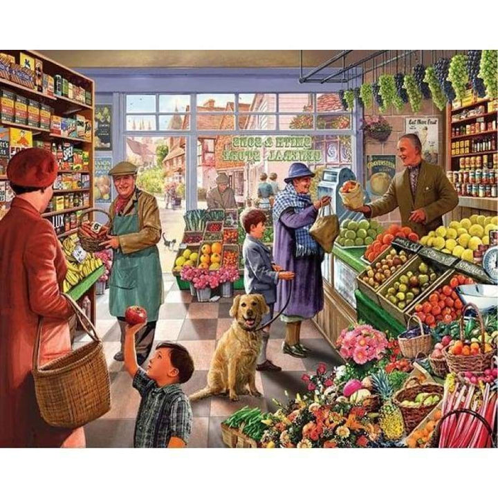 Fruit Shop- Full Drill Diamond Painting - NEEDLEWORK KITS