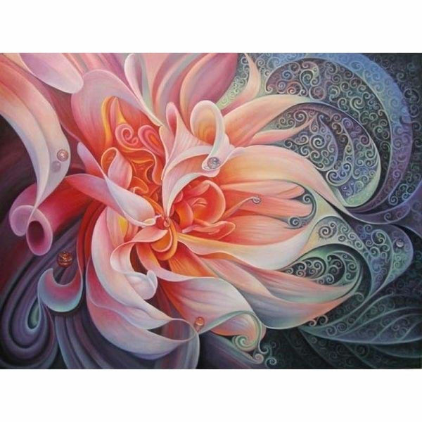 Full Drill - 5D Diamond Painting Kits Beautiful Pink 