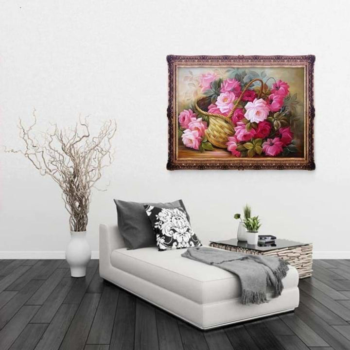 Full Drill - 5D Diamond Painting Kits Colorful Flowers In 