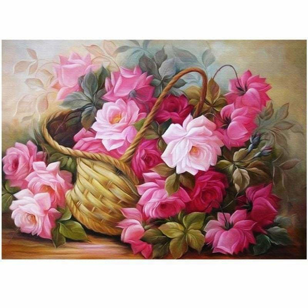 Full Drill - 5D Diamond Painting Kits Colorful Flowers In 