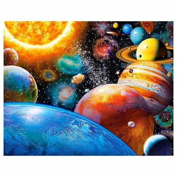 Full Drill - 5D Diamond Painting Kits Wide Cosmic Galaxy 