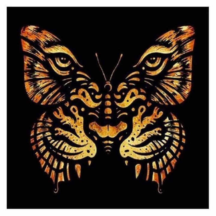 Full Drill - 5D DIY Diamond Painting Kits Abstract Tiger 