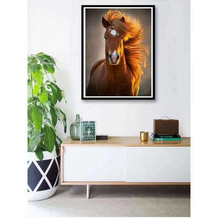 Full Drill - 5D DIY Diamond Painting Kits Animal Horse - 4