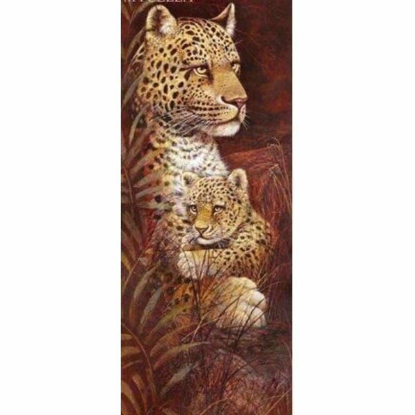 Full Drill - 5D DIY Diamond Painting Kits Animal Leopard 