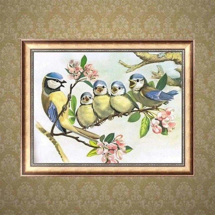 Full Drill - 5D DIY Diamond Painting Kits Artistic Bird 