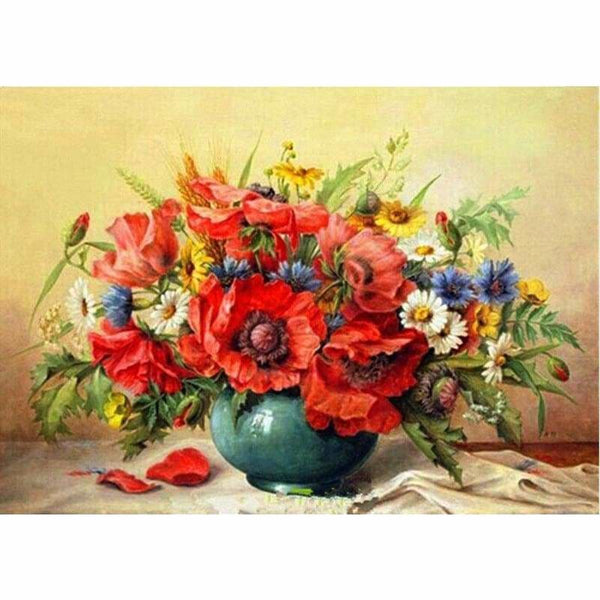 Full Drill - 5D DIY Diamond Painting Kits Artistic Flower in