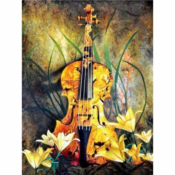 Full Drill - 5D DIY Diamond Painting Kits Artistic Music 