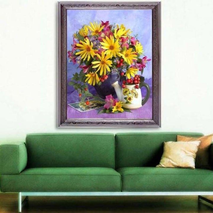 Full Drill - 5D DIY Diamond Painting Kits Beautiful Flowers 