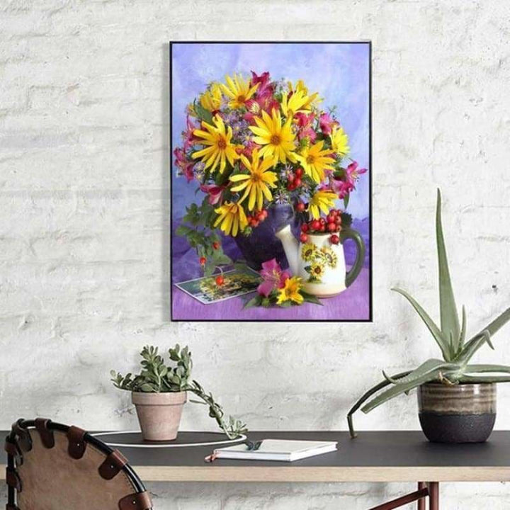 Full Drill - 5D DIY Diamond Painting Kits Beautiful Flowers 