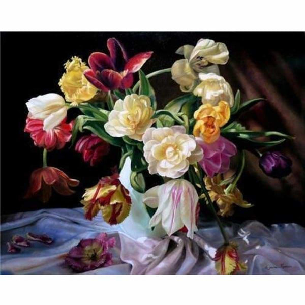 Full Drill - 5D DIY Diamond Painting Kits Beautiful Peony 