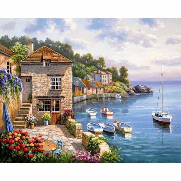 Full Drill - 5D DIY Diamond Painting Kits Beautiful Seaside 