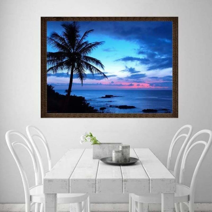 Full Drill - 5D DIY Diamond Painting Kits Blue Style Sea 