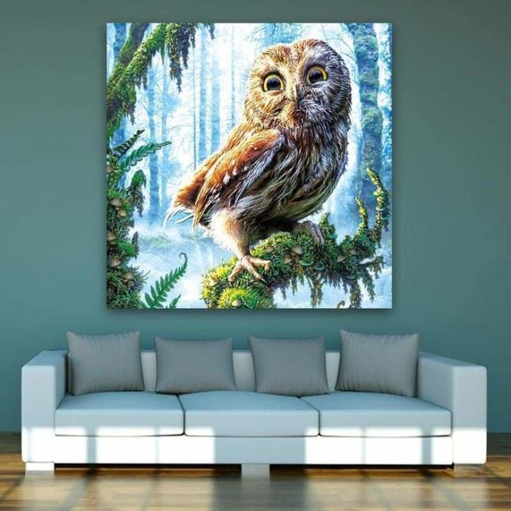 Full Drill - 5D DIY Diamond Painting Kits Cartoon Animal Owl