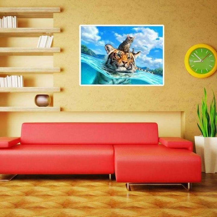 Full Drill - 5D DIY Diamond Painting Kits Cartoon Animal 