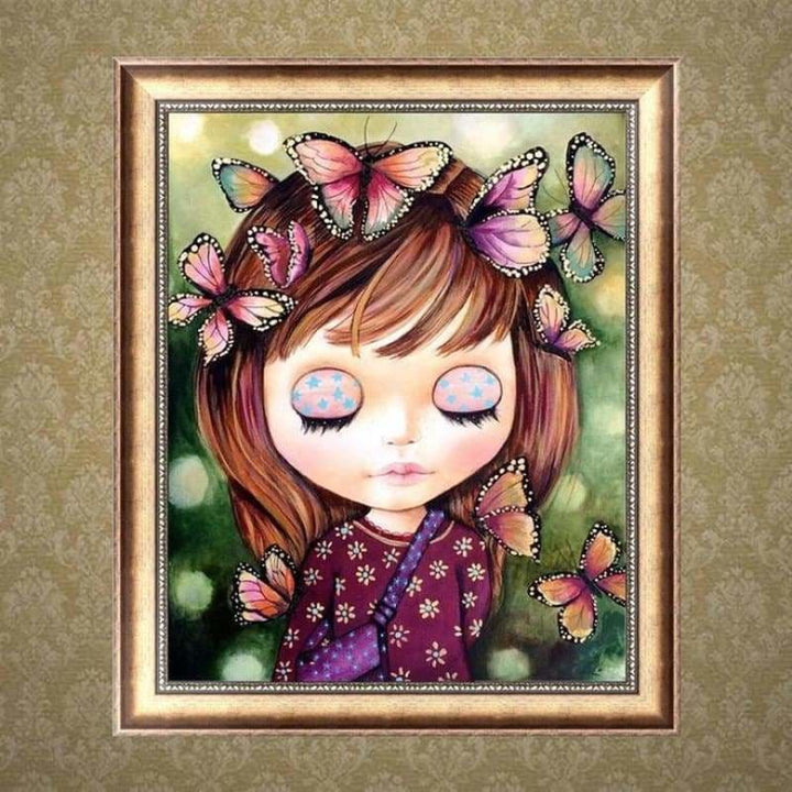 Full Drill - 5D DIY Diamond Painting Kits Cartoon Butterfly 