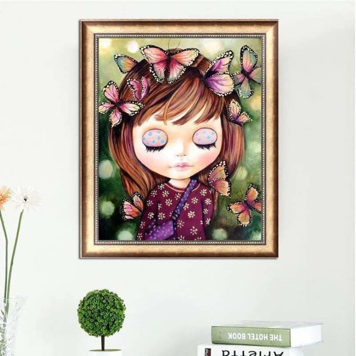 Full Drill - 5D DIY Diamond Painting Kits Cartoon Butterfly 