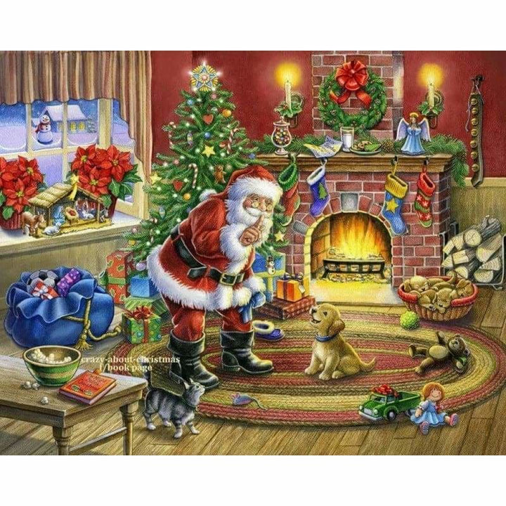 Full Drill - 5D DIY Diamond Painting Kits Cartoon Christmas 