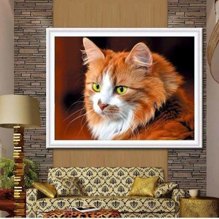 Full Drill - 5D DIY Diamond Painting Kits Cartoon Cute Cat -