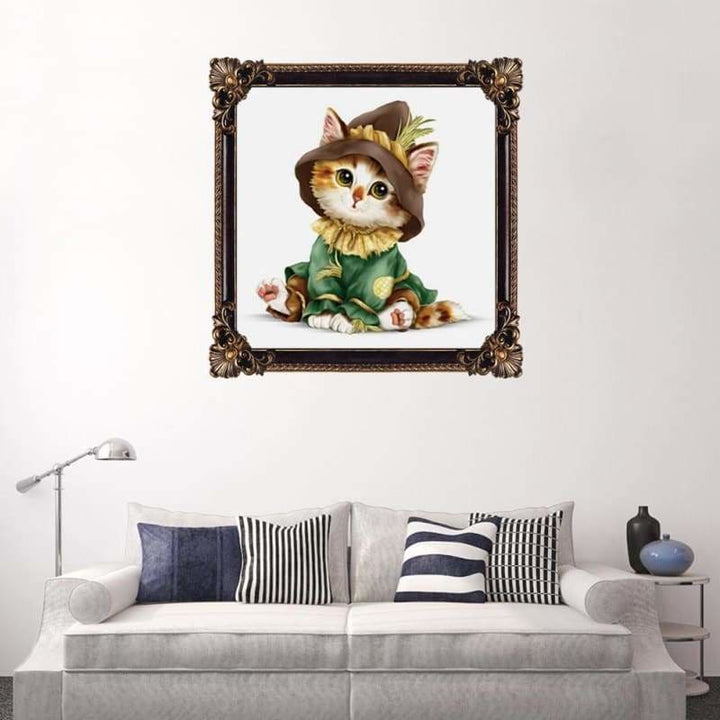 Full Drill - 5D DIY Diamond Painting Kits Cartoon Cute Cat