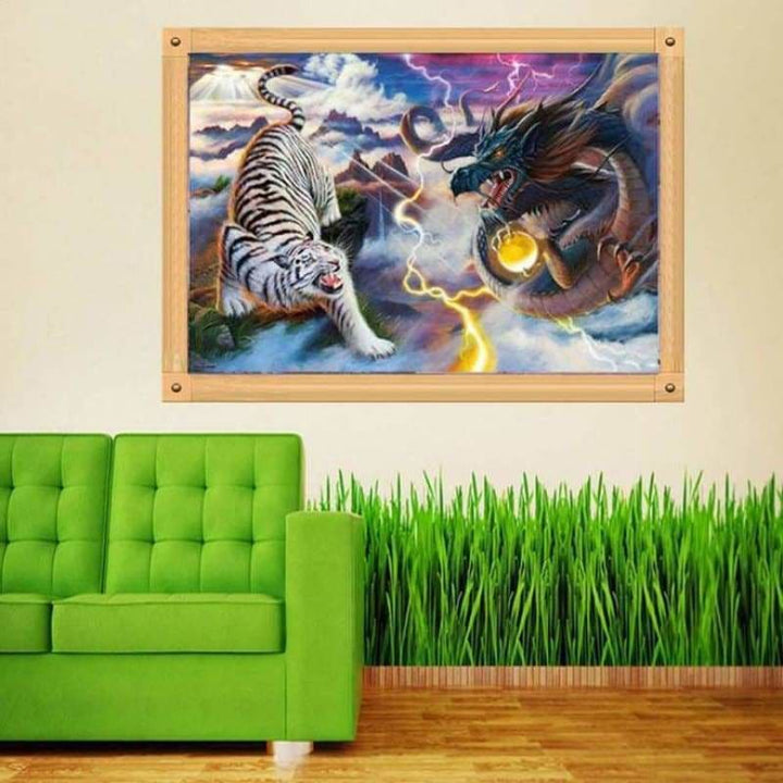 Full Drill - 5D DIY Diamond Painting Kits Cartoon Dragon and