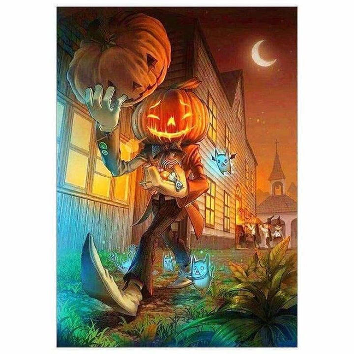 Full Drill - 5D DIY Diamond Painting Kits Cartoon Halloween 