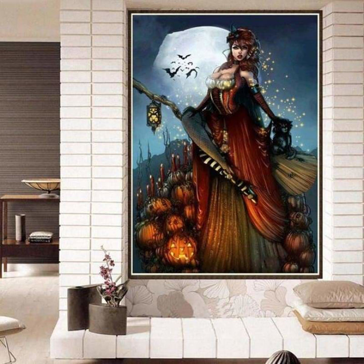 Full Drill - 5D DIY Diamond Painting Kits Cartoon Halloween 