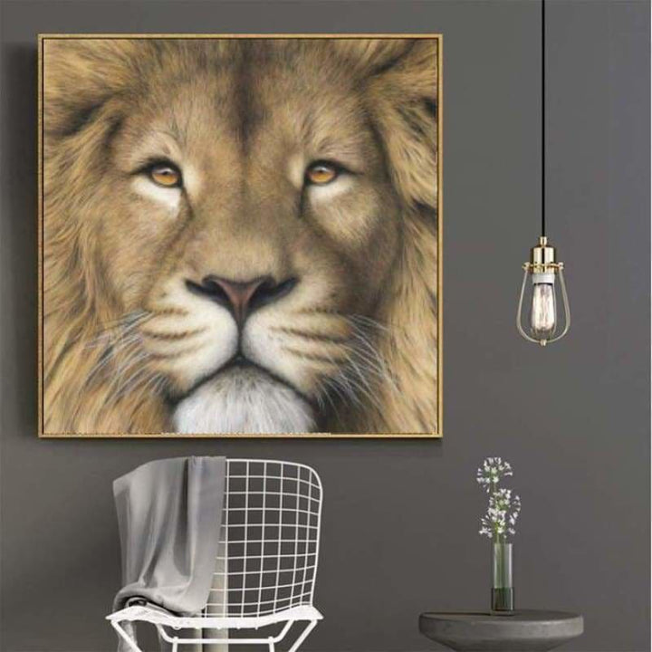 Full Drill - 5D DIY Diamond Painting Kits Cartoon Lion Face