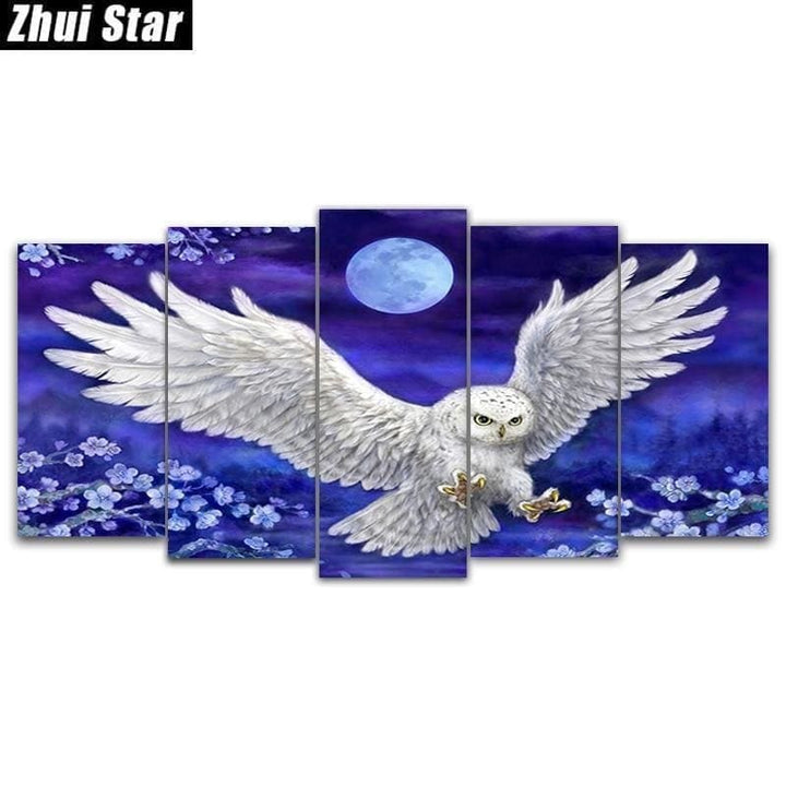 Full Drill - 5D DIY Diamond Painting Kits Cartoon Moonlight 