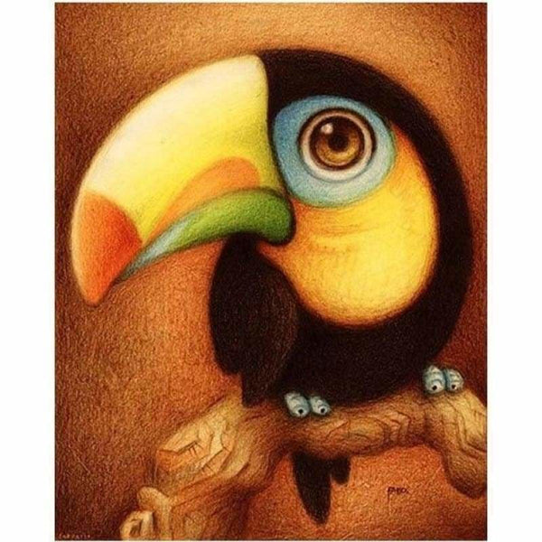 Full Drill - 5D DIY Diamond Painting Kits Cartoon Parrot - 2