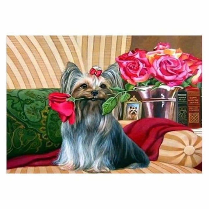 Full Drill - 5D DIY Diamond Painting Kits Cartoon Pet Dog 