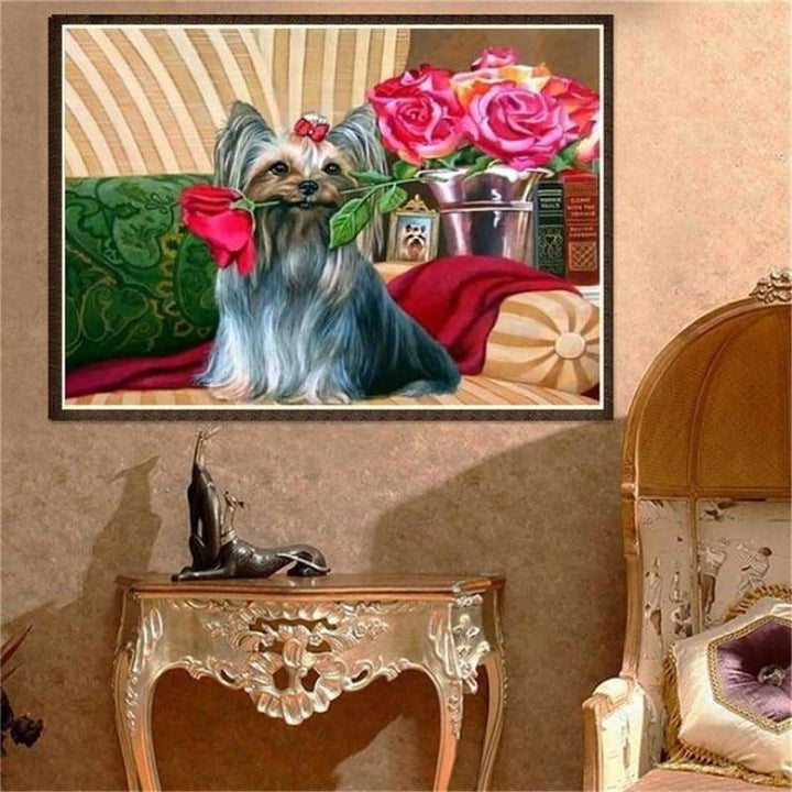 Full Drill - 5D DIY Diamond Painting Kits Cartoon Pet Dog 