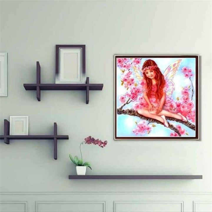 Full Drill - 5D DIY Diamond Painting Kits Cartoon Pink Angel