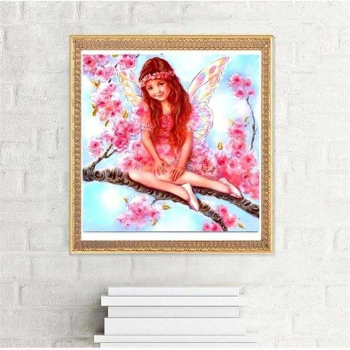 Full Drill - 5D DIY Diamond Painting Kits Cartoon Pink Angel